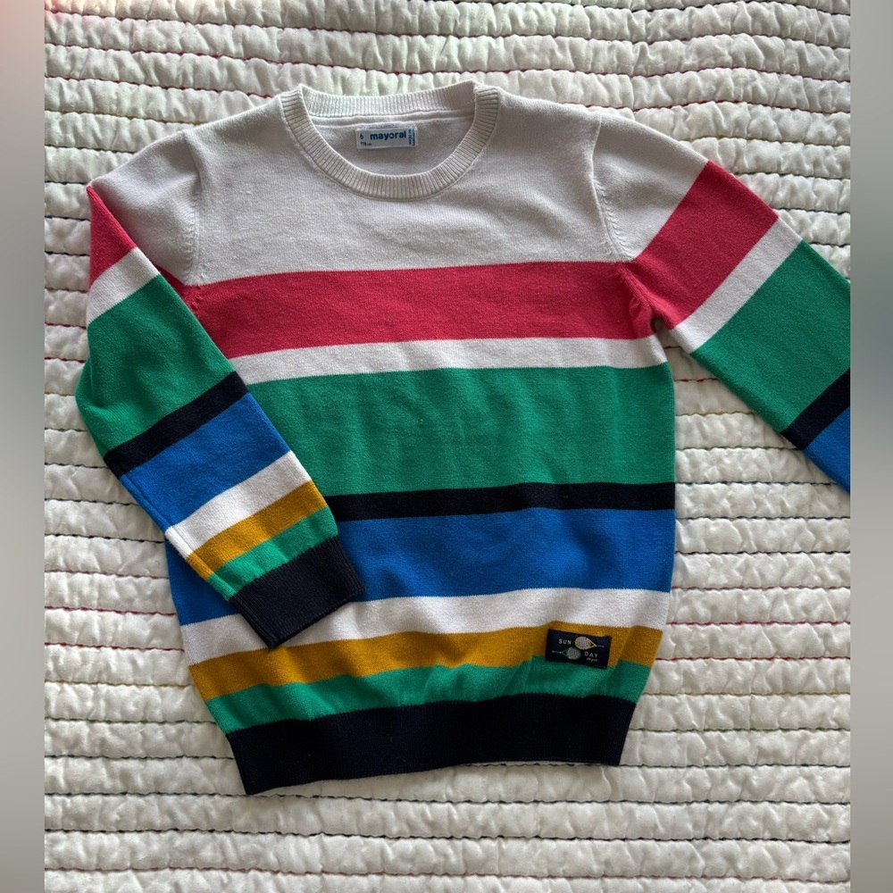 Mayoral sweater with racquet detail Girls 6